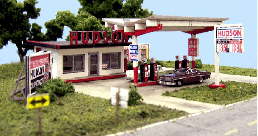 Thumbnail: Hudson Oil Laser-cut Wood Building Kit