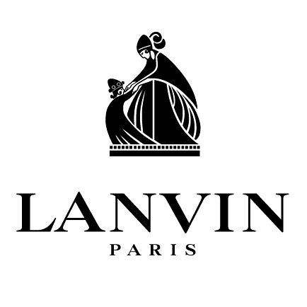 le célèbre Logo de la créatrice du mode Jeanne Lanvin, une image pleine d'émotion montrant une histoire d'amoure entre une mère et sa fille.