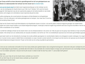 Lezing over De Zwarte Hand door Kurt Van Camp, voorzitter vzw Memorial Museum Fort Liezele