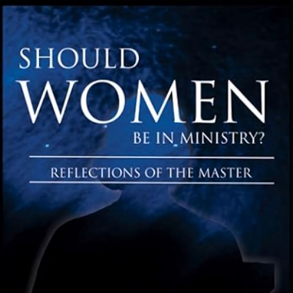 Should Women Be In Ministry