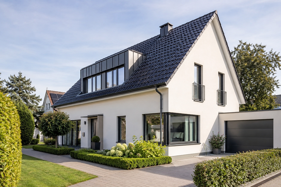 Modernes Einfamilienhaus – Energieausweis fürs Haus online beantragen
