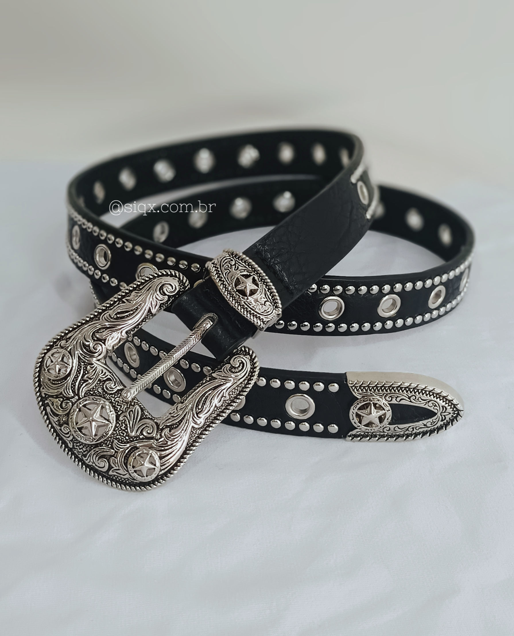 Cinto Western Stars Preto