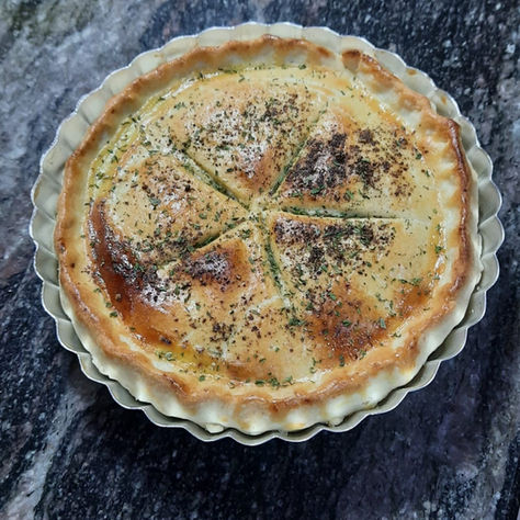 SPINACH AND CORN QUICHE (PIE)