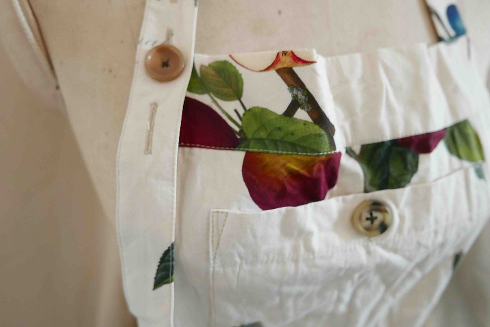 Thumbnail: Aleksandr Manaimis EHRENGARD APRON SKIRT les fruit exclusive edition