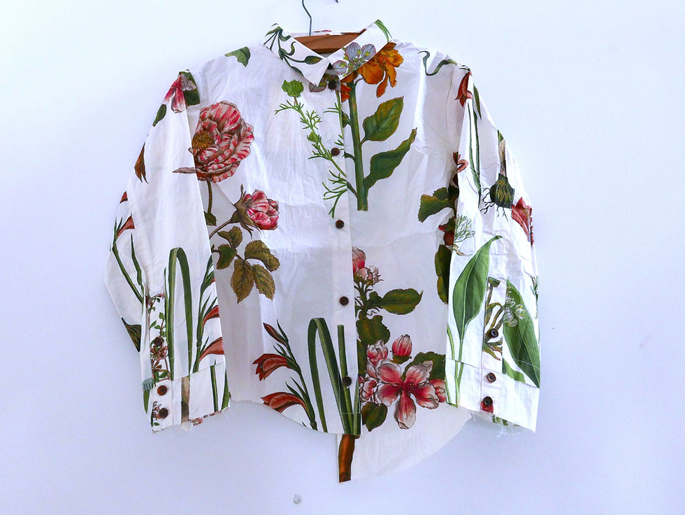 Aleksandr Manamis Shirt GRAND FLEUR サイズ4 Aleksandr Manamis GRAND FLEUR CROP SHIRT | Beautiful Freak