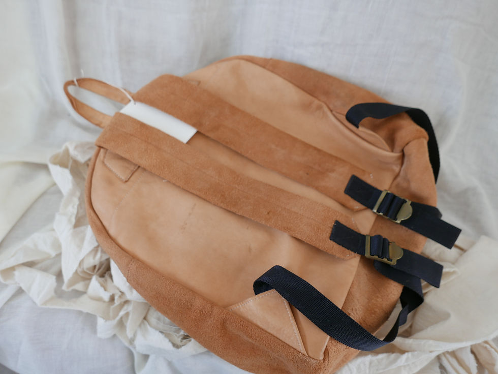 Thumbnail: Six Coup de Foudre Backpack Horse Leather Nude