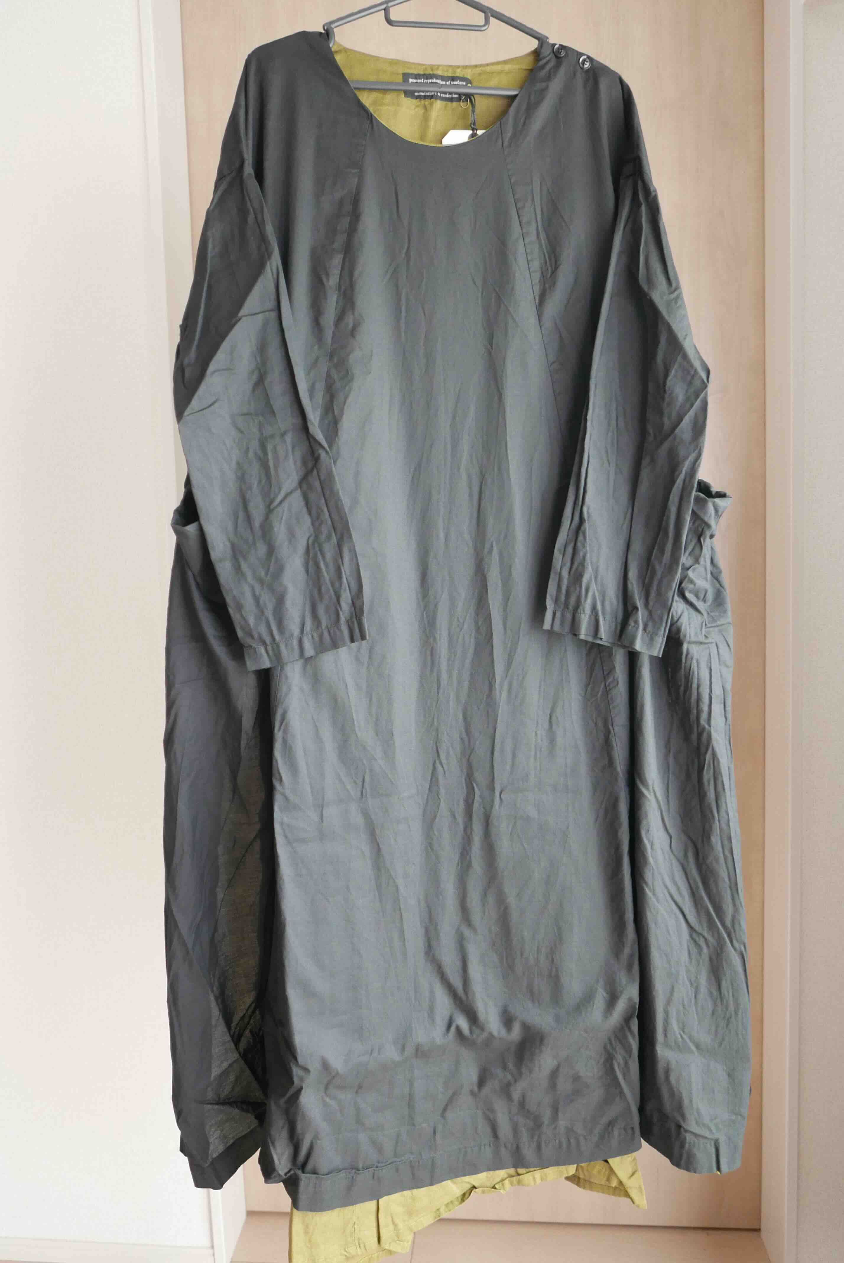 Garment Reproduction of Workers No Collar Dress