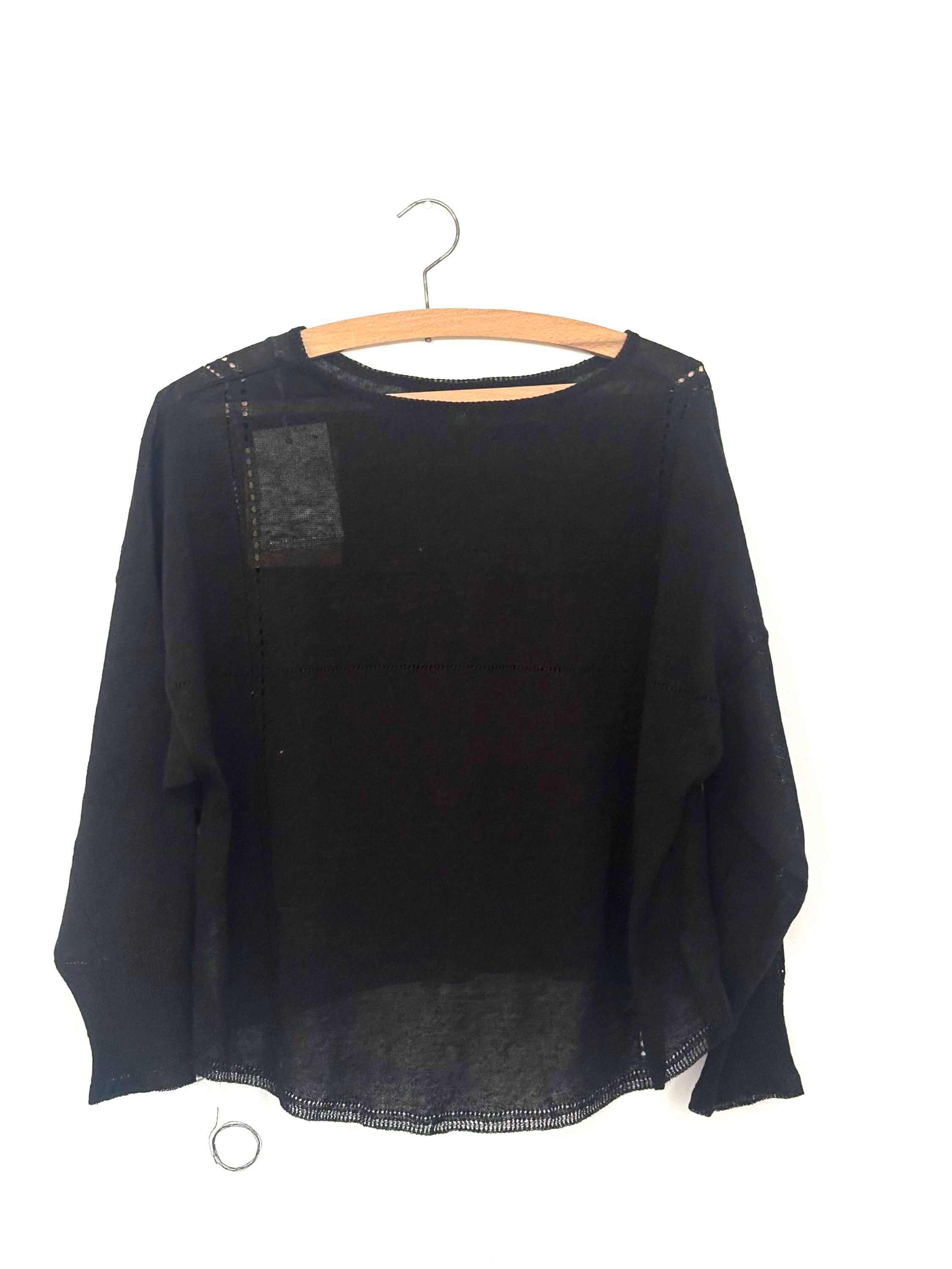 GASA* Knit pullover black