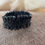 Thumbnail: 17 Stephanie Schneider Oxidised Silver Raw Diamonds Ring