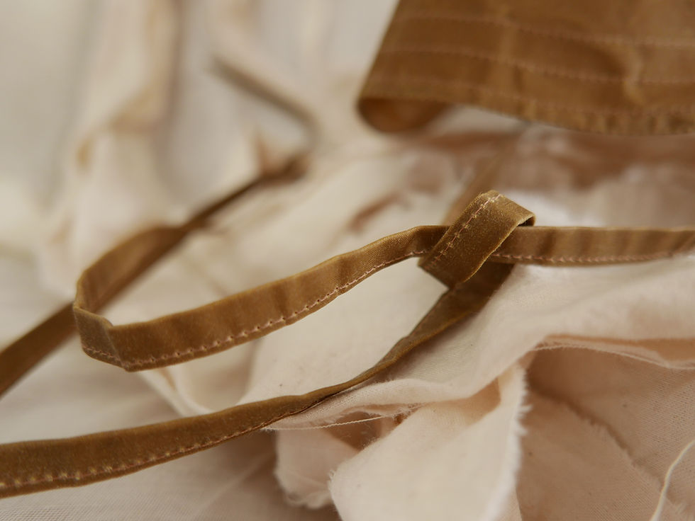 Thumbnail: Studio Kettle Beeswaxed Cotton Bonnet in Khkai