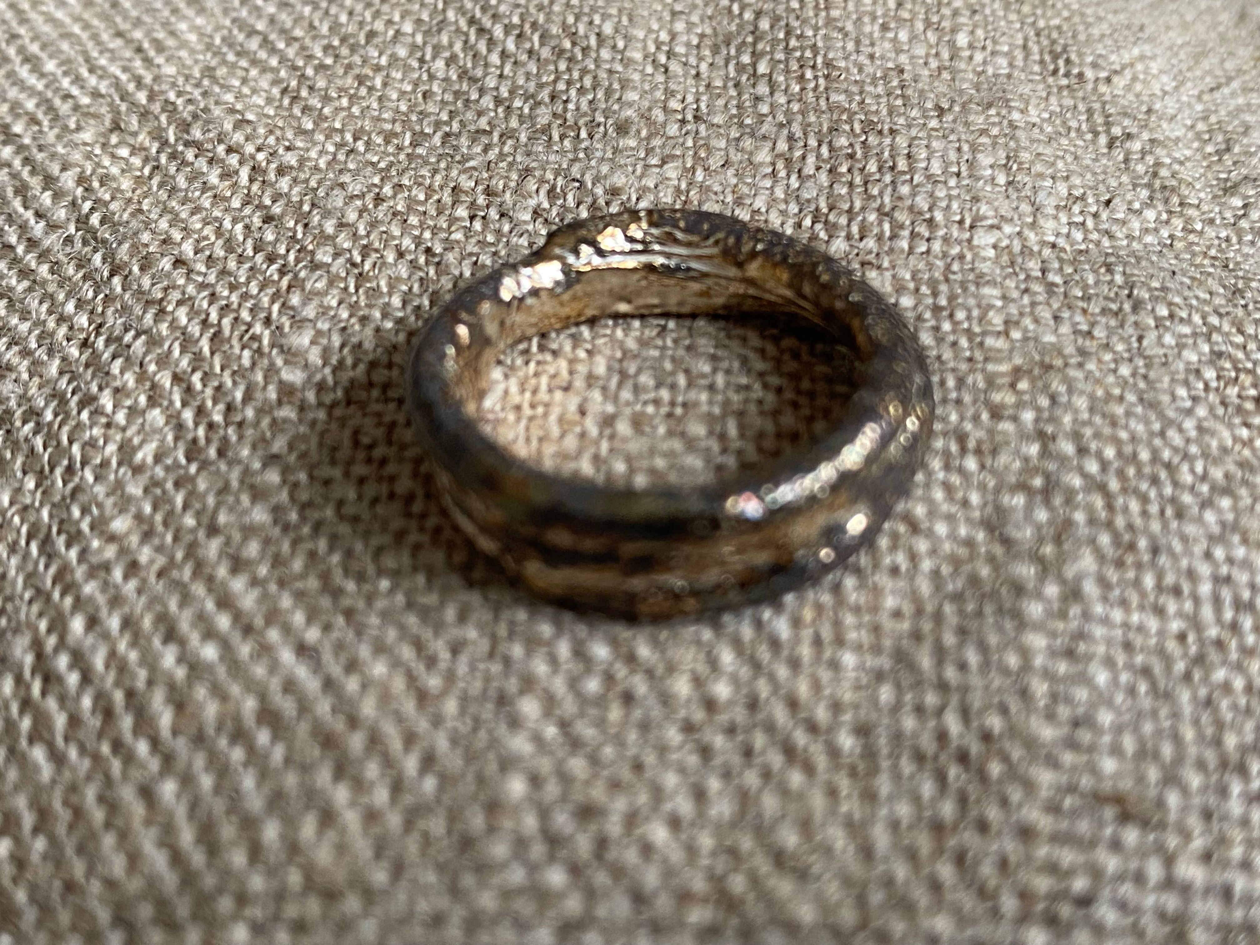 Hattie Wragg Twist Ring Oxidised Silver