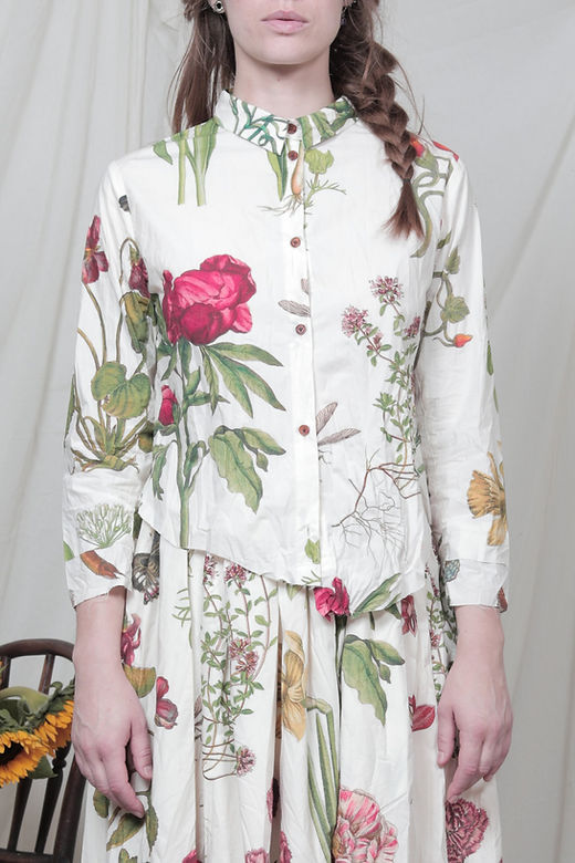 Aleksandr Manamis Shirt GRAND FLEUR サイズ4 Aleksandr Manamis GRAND FLEUR CROP SHIRT | Beautiful Freak