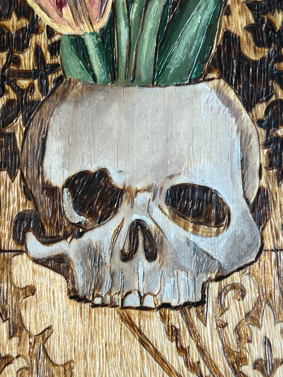 Tulip Brain (skull detail)