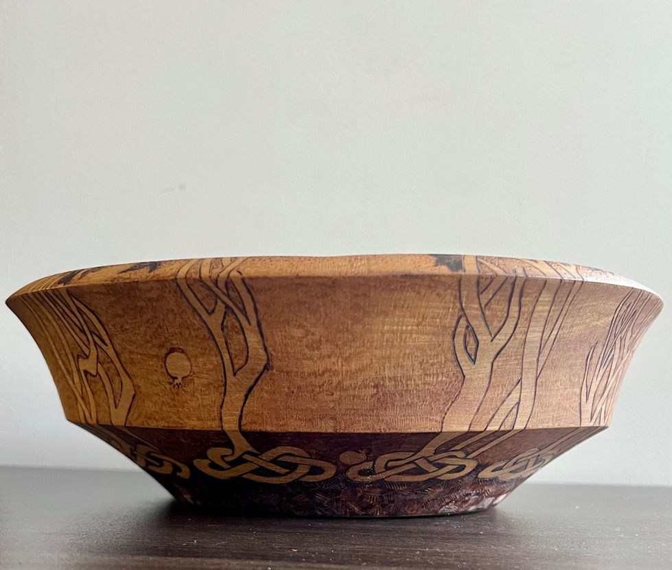 Pomegranate Bowl (side view)
