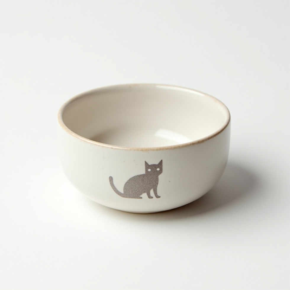 Ceramic Cat Bowl