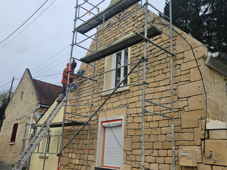 rénovation façade en pierres a Gouvieux en 2025