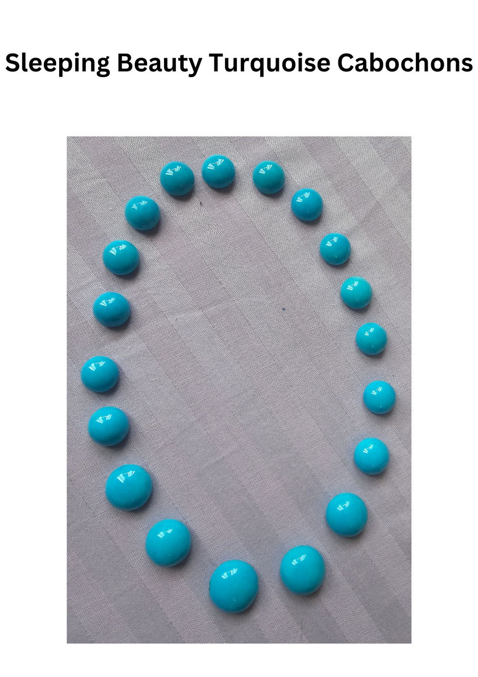 Natural Sleeping Beauty Turquoise Cabochons
