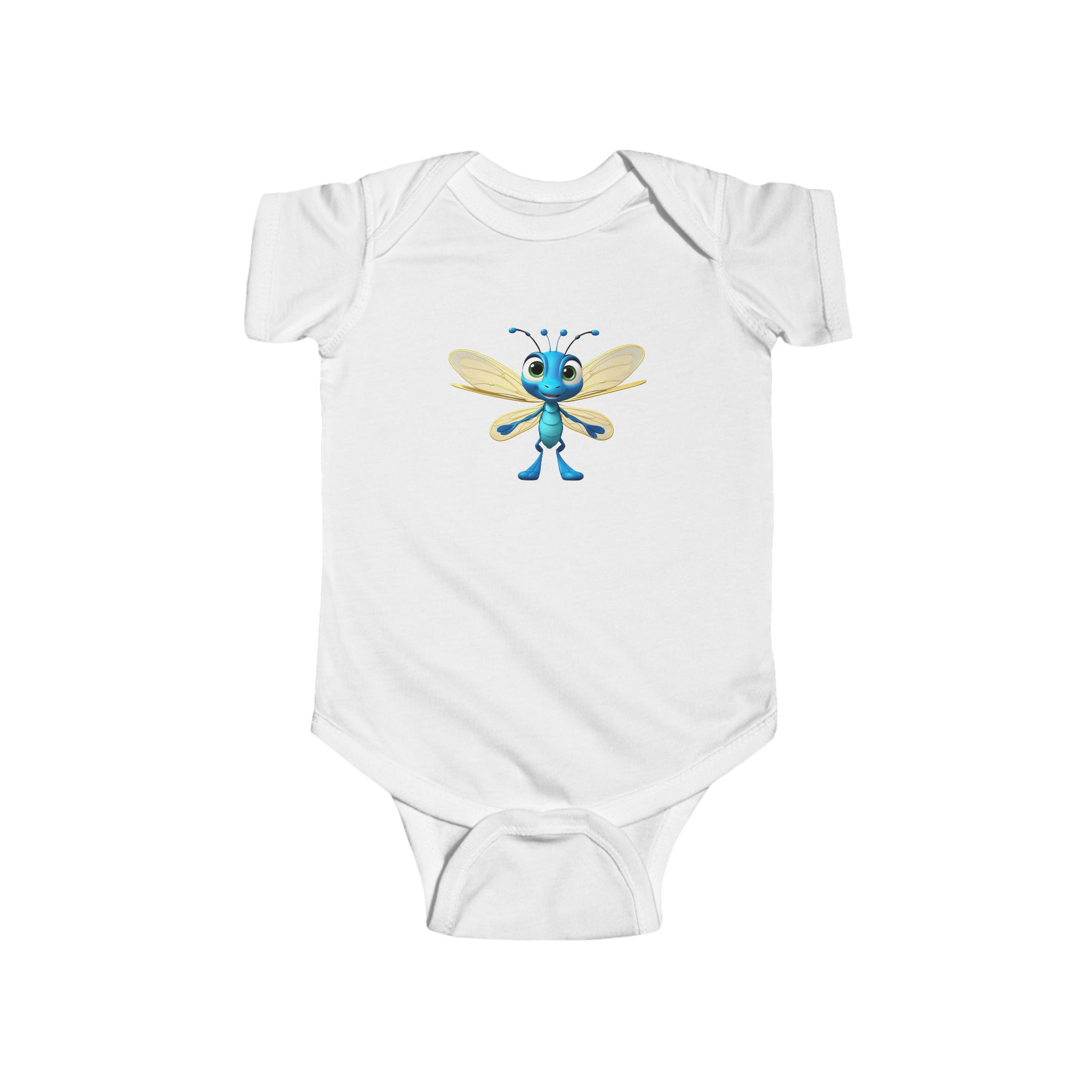 DRAGONFLY KIDS CLUB 'TOMBO' Infant Fine Jersey Bodysuit