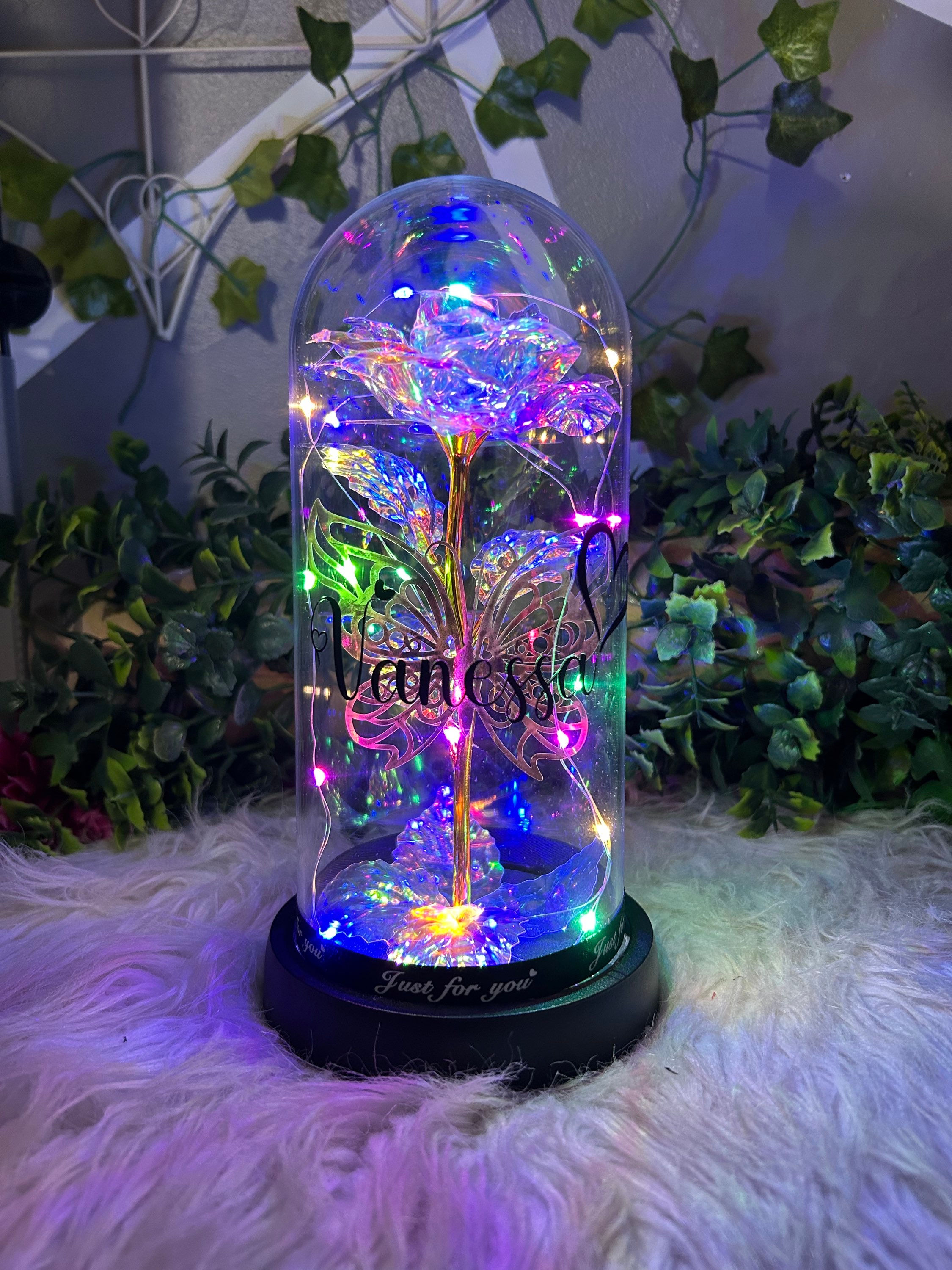 Cloche rose féerique