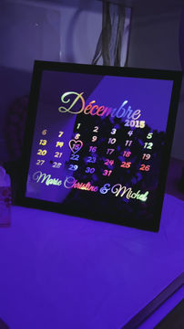 Miniature : Gravure calendrier couple 