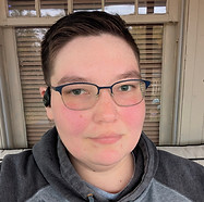 Photograph of Library Page Rowan Hammersly