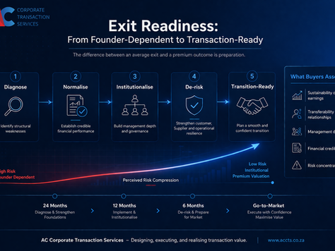 Exit Readiness: Engineering a Credible, Transferable, and Valuable Business