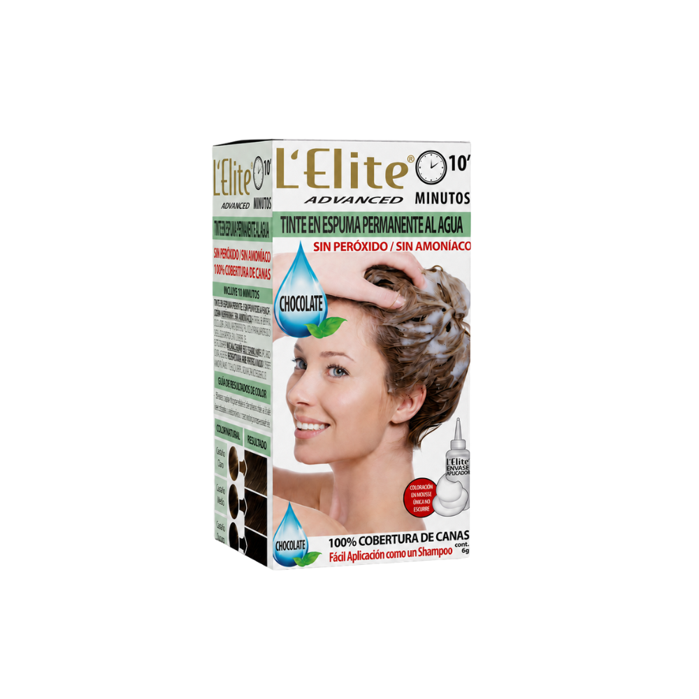 L’Elite Advanced Tinte en Espuma Permanente al Agua – Chocolate