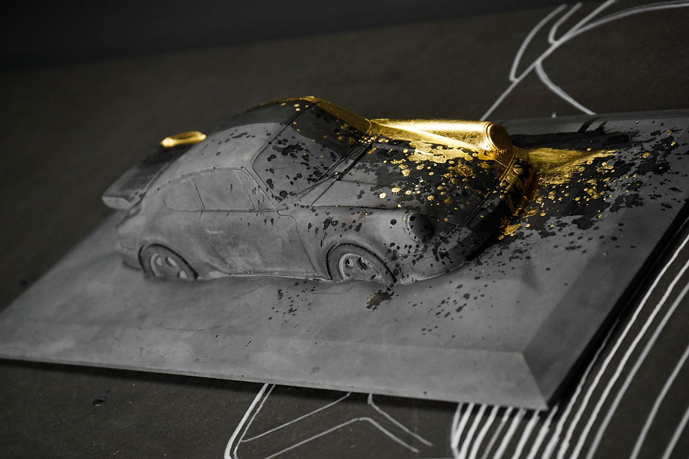 Thumbnail: Porsche 911 Carrera 964 Turbo - Gold Brush Stroke A