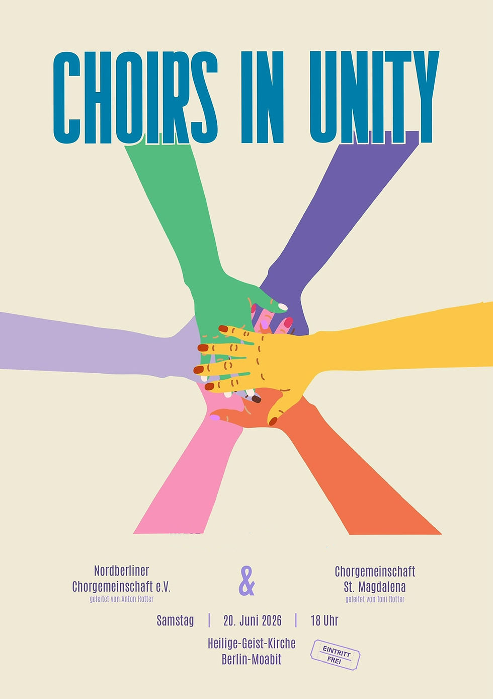 Choirs in unity – Chorbegegnung mit unserem Partnerchor aus Herzogenaurach