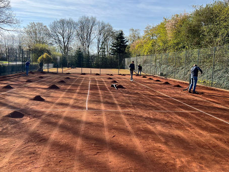 Außenplätze bereit - Fähnchenturnier am 02. Mai