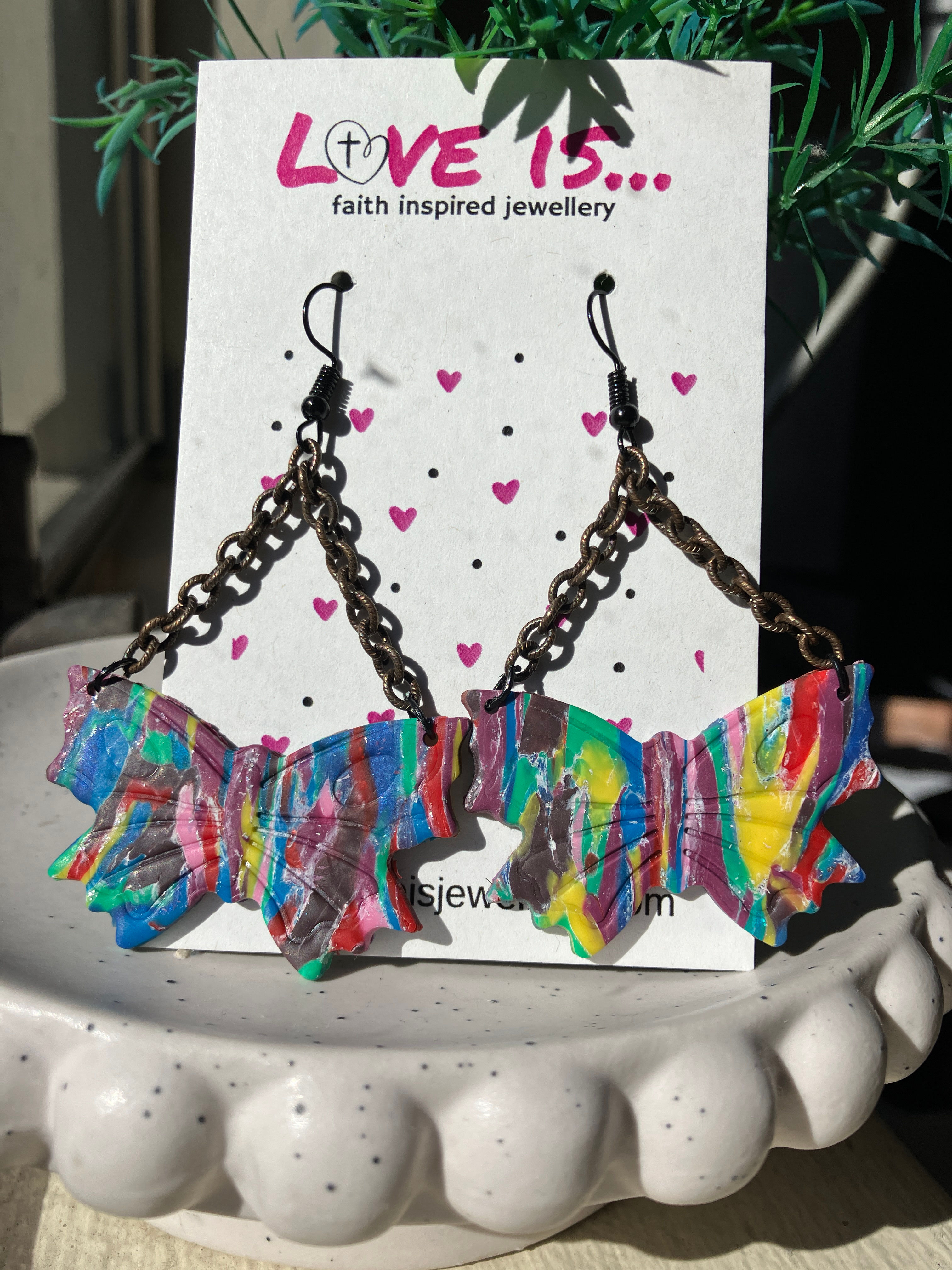 Technicolour butterflies