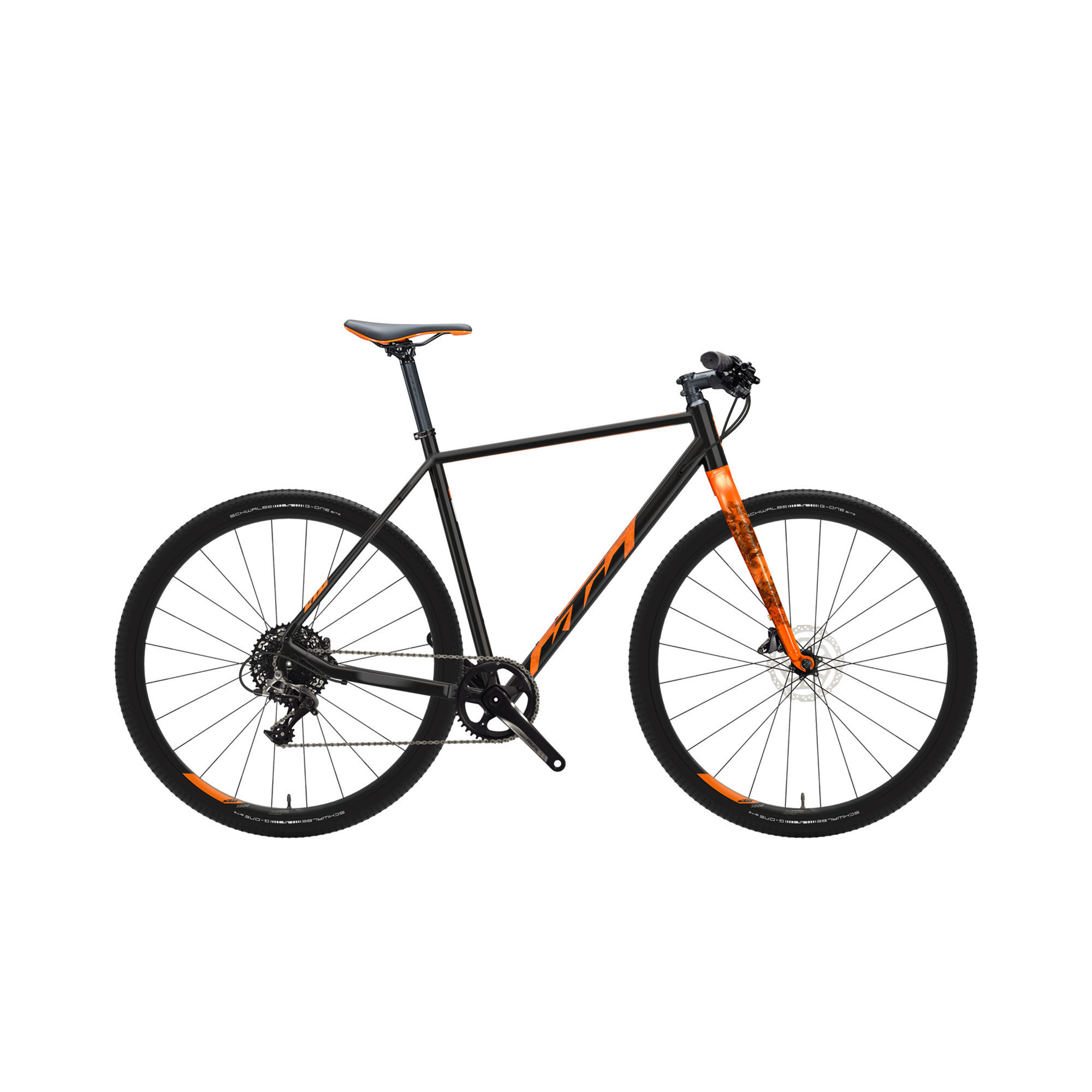 X-Strada 30 Fit Gravel Bike, 700c, Flaming Black