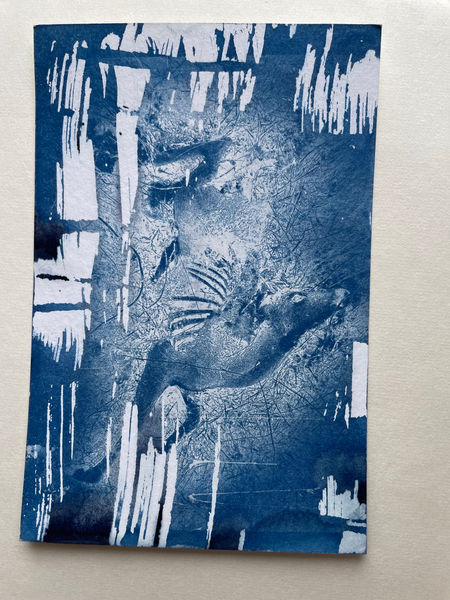 deer cyanotype