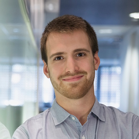 Young Man Smiling in the Office