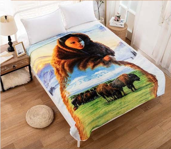 Thumbnail: Graphic Design Silk-Touch Blanket