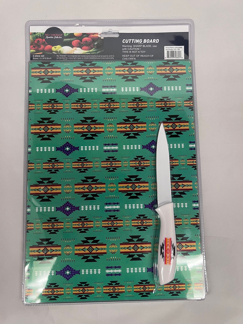 Thumbnail: Nu Trendz Cutting Board and Knife