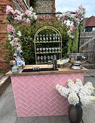 Pink Tiled bar