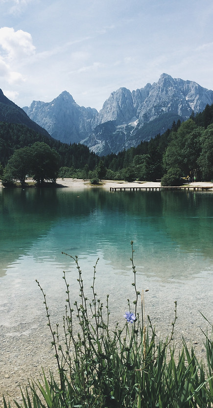 湖の風景