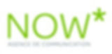 Logo agence de communictation NOW*