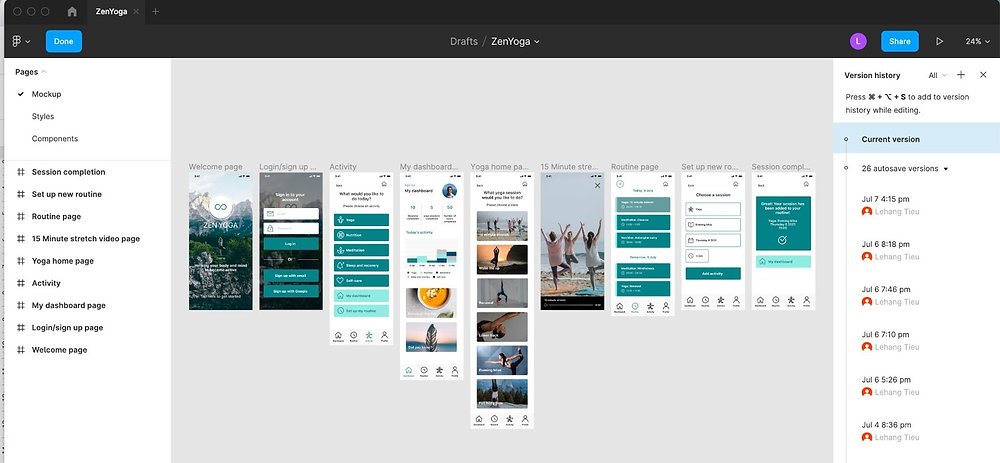Version Control Ui Examples Week 7: Version control