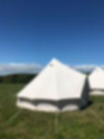 Staycation glamping