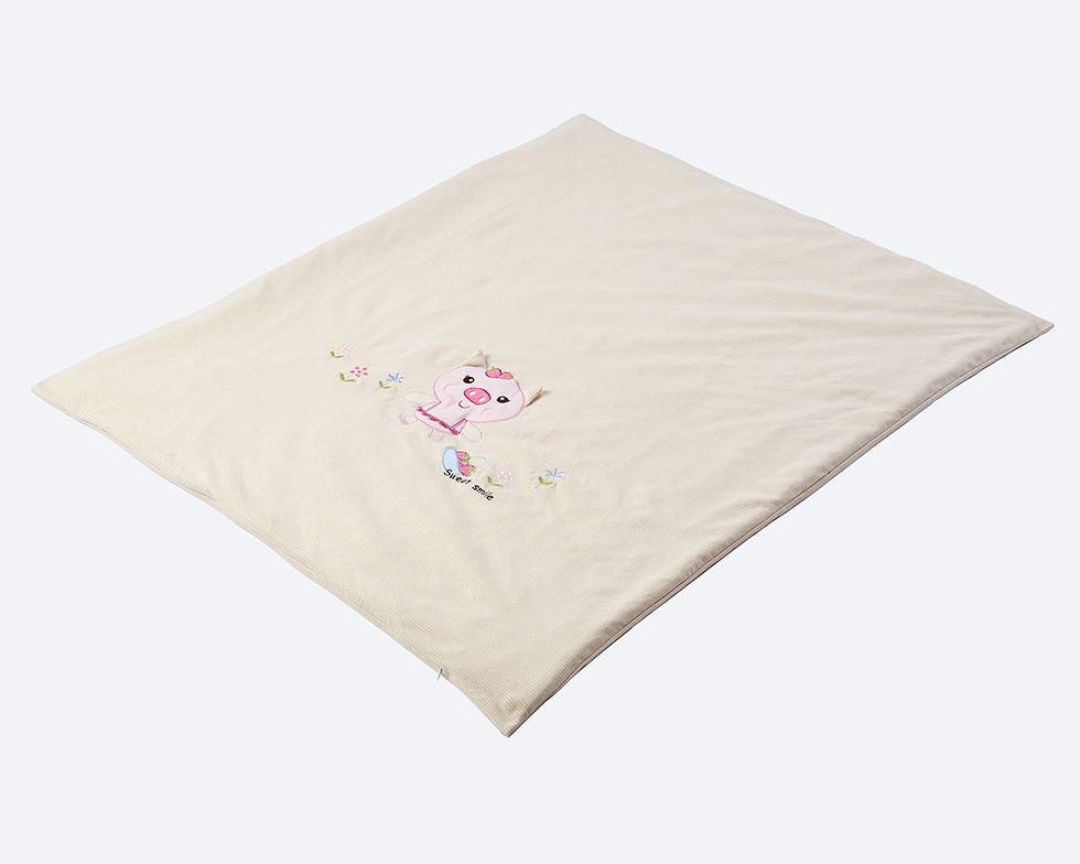縮圖：LW1006 嬰兒針織床品套裝 - 可愛小豬