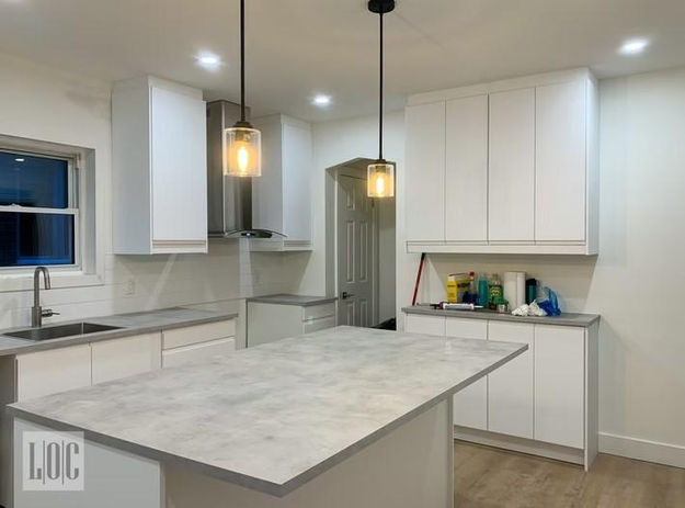 IKEA cabinets with laminate countertop