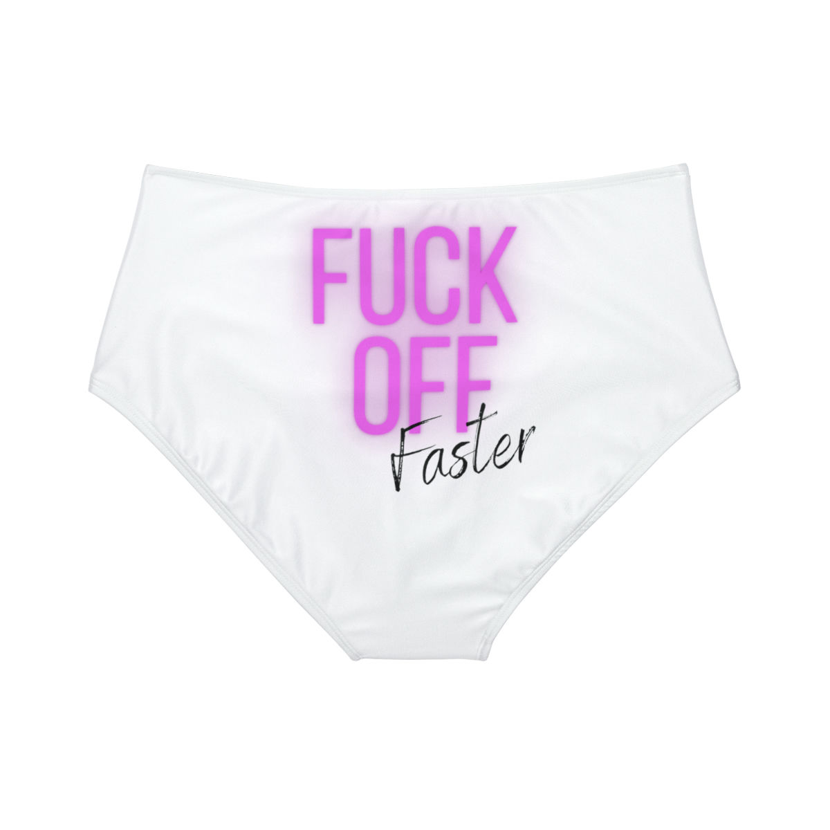 High-Waist Hipster Bikini Bottom (AOP)