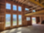 Close-up view of a contractor inspecting a home foundation