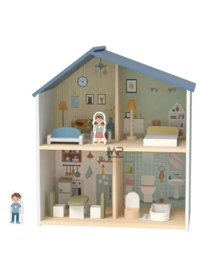 תמונה ממוזערת: בית בובות + אביזרים מדיום Tooky Toy