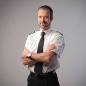 Airplane Pilot Portrait