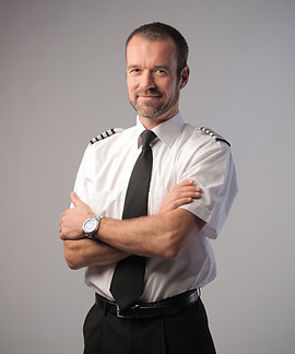 Airplane Pilot Portrait
