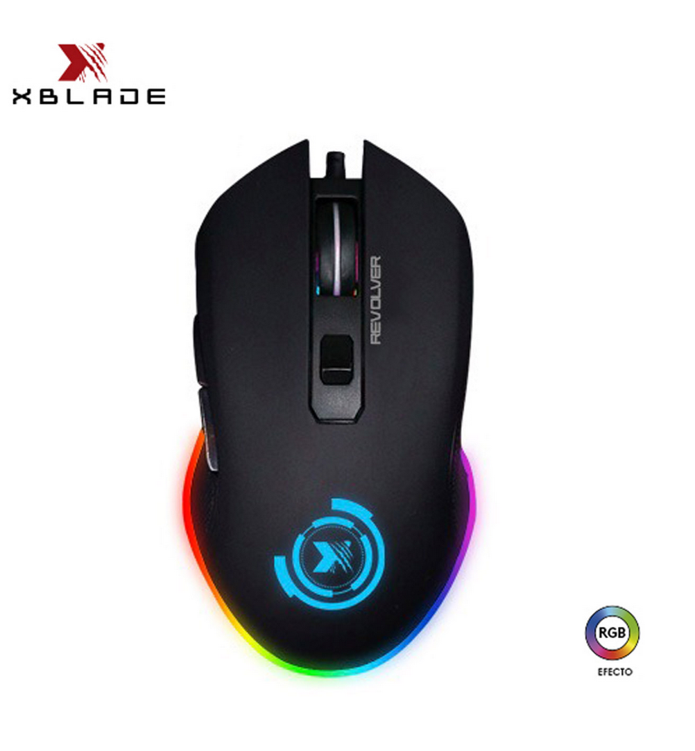 Mouse Gamer XBLADE RGB ILUMINADO REVOLVER GXB-MG485 6 BOTONES