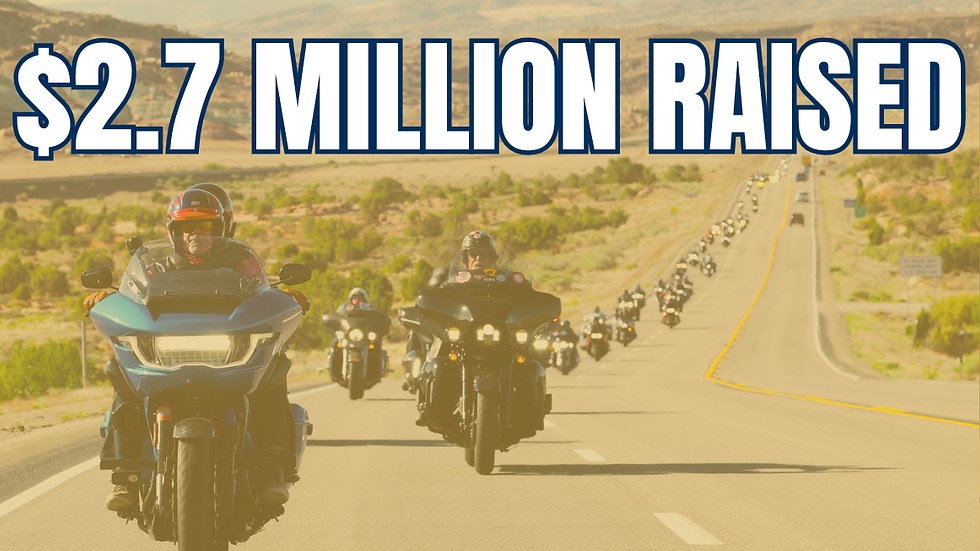 The 30th Anniversary Kyle Petty Charity Ride Across America raised more than $2.7 million for Victory Junction. 